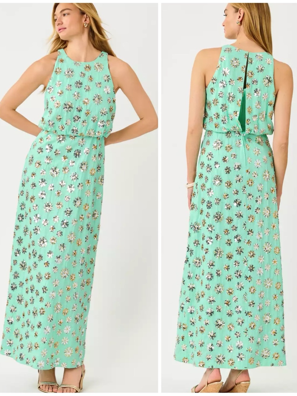 NWT Lilly Pulitzer Teonna Beaded Maxi dress
